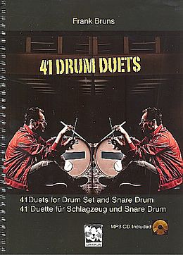 Kartonierter Einband 41 Drum Duets von Frank Bruns