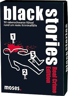 black stories - Real Crime Edition Spiel