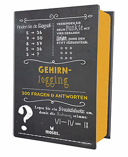 Couverture cartonnée Quiz-Box Gehirnjogging de Manfred Eichstädt, Martin Simon