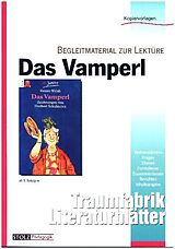 Geheftet Das Vamperl - Literaturblätter von Karin Pfeiffer