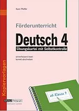 Geheftet Förderunterricht Deutsch 4 von Karin Pfeiffer