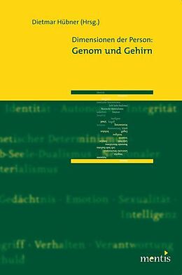 Kartonierter Einband Dimensionen der Person: Genom und Gehirn von Dietmar Hübner