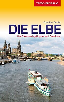 Kartonierter Einband TRESCHER Reiseführer Elbe von Ernst Paul Dörfler