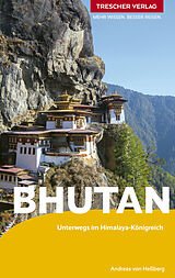 Kartonierter Einband TRESCHER Reiseführer Bhutan von Andreas von Heßberg