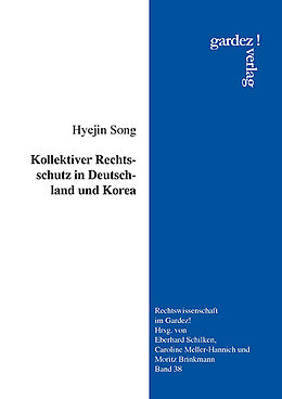 Kartonierter Einband Kollektiver Rechtsschutz in Deutschland und Korea von Hyejin Song