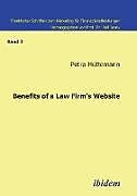 Kartonierter Einband Benefits of a Law Firm's Website von Petra Hüttemann