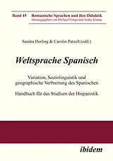 Kartonierter Einband Weltsprache Spanisch von 