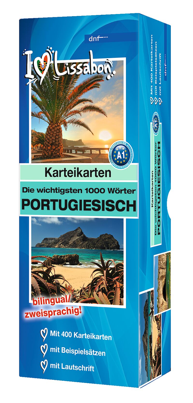 Karteikartenbox 1000 Wörter Portugiesisch dnfVerlag GmbH Buch kaufen Ex Libris