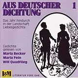 Audio CD (CD/SACD) Aus deutscher Dichtung. Gedichte von 
