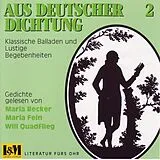Audio CD (CD/SACD) Aus deutscher Dichtung. Gedichte von 