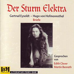Audio CD (CD/SACD) Der Sturm Elektra Gertrud Eysoldt - Hugo von Hofmannsthal von Gertrud Eysoldt, Hugo von Hofmannsthal