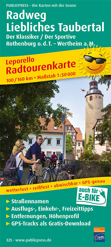 Radweg Liebliches Taubertal,Rothenburg o.d.T. - Wertheim a. M.