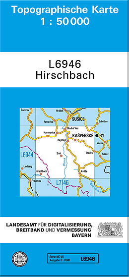 (Land)Karte TK50 L6946 Hirschbach von 