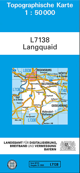 (Land)Karte TK50 L7138 Langquaid von 