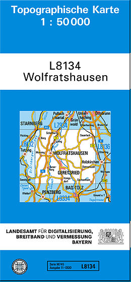 (Land)Karte TK50 L7346 Waldkirchen von 