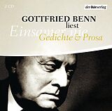 Audio CD (CD/SACD) Einsamer nie von Gottfried Benn