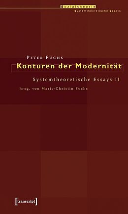 Kartonierter Einband Konturen der Modernität von Peter Fuchs