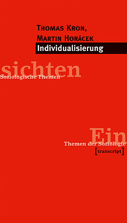 Paperback Individualisierung von Thomas Kron, Martin Horácek