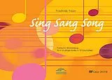 Kartonierter Einband Sing Sang Song von Friedhilde Trüün