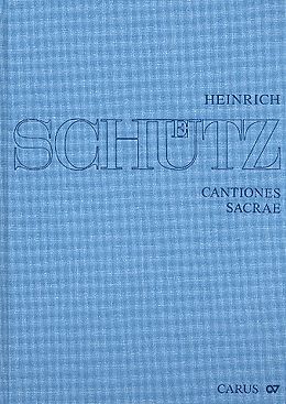 Fester Einband Heinrich Schütz: Cantiones sacrae von 