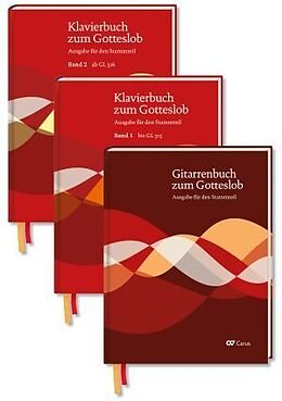  Notenblätter Klavierbuch und Gitarrenbuch zum Gotteslob