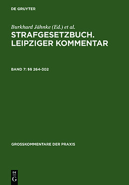 Fester Einband Strafgesetzbuch. Leipziger Kommentar / §§ 264-302 von 