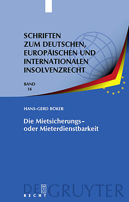 E-Book (pdf) Die Mietsicherungs- oder Mieterdienstbarkeit von Hans-Gerd Böker