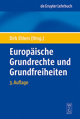 Kartonierter Einband Europäische Grundrechte und Grundfreiheiten von 