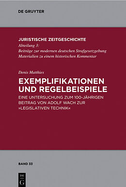 E-Book (pdf) Exemplifikationen und Regelbeispiele von Denis Matthies