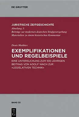 E-Book (pdf) Exemplifikationen und Regelbeispiele von Denis Matthies