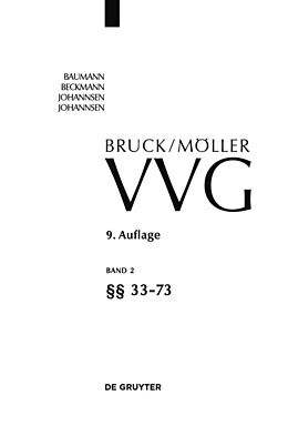 E-Book (pdf) VVG / §§ 33-73 von Ernst Bruck, Hans Möller, Roland M. Beckmann
