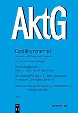 E-Book (pdf) Aktiengesetz / §§ 258-277; Titelei; Abkürzungsverzeichnis; Register Band 7/2 von