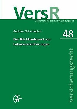 Kartonierter Einband Der Rückkaufswert von Lebensversicherungen von Andreas Schumacher