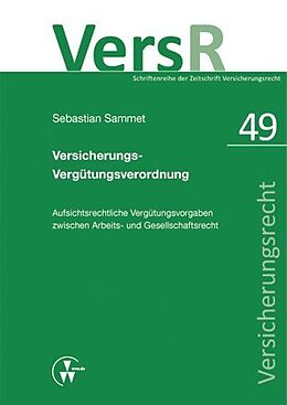 Kartonierter Einband Versicherungs-Vergütungsverordnung von Sebastian Sammet