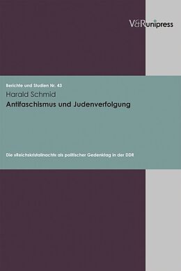 Kartonierter Einband Antifaschismus und Judenverfolgung von Harald Schmid