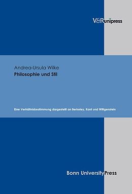 Fester Einband Philosophie und Stil von Andrea-Ursula Wilke