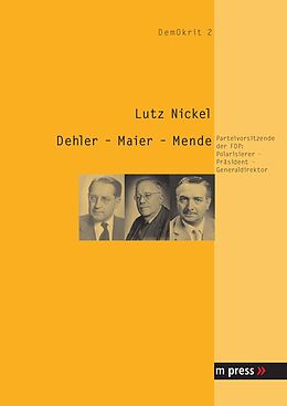 Kartonierter Einband Dehler - Maier - Mende von Lutz Nickel
