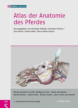 Fester Einband Atlas der Anatomie des Pferdes von BUDRAS ANATOMIE