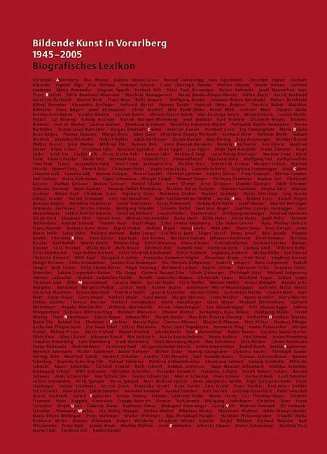 Künstlerlexikon /Bildende Kunst in Vorarlberg