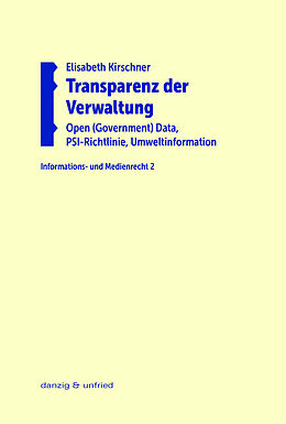 Kartonierter Einband Transparenz der Verwaltung von Elisabeth Kirschner