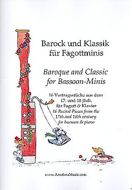  Notenblätter Barock und Klassik für Fagottminis
