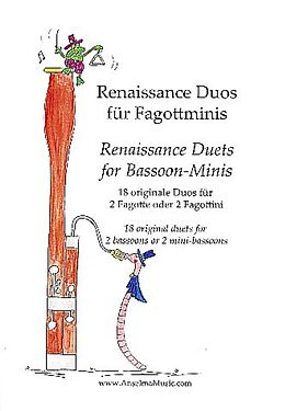  Notenblätter Renaissance Duos für Fagottminis