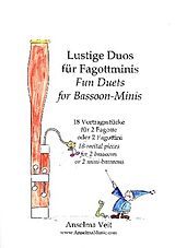 Anselma Veit Notenblätter Lustige Duos für Fagottminis