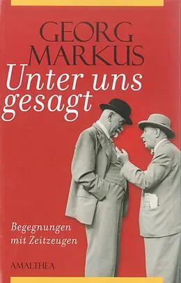 E-Book (epub) Unter uns gesagt von Georg Markus