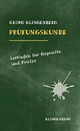 E-Book (epub) Prüfungskunde von Georg Klingenberg
