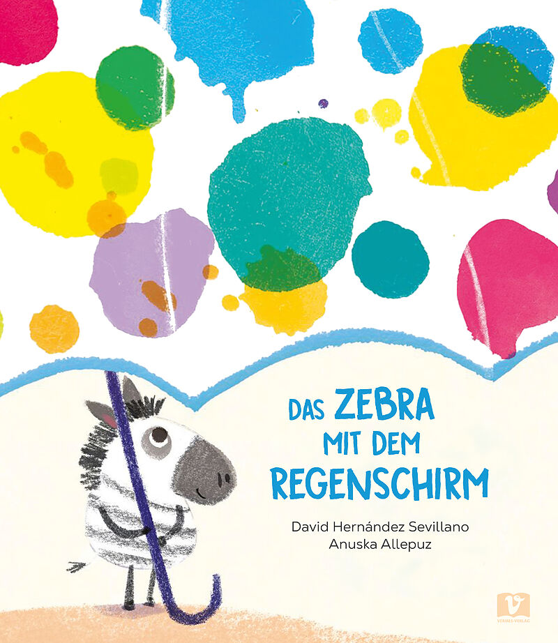 Das Zebra mit dem Regenschirm