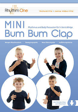 Richard Filz Notenblätter Mini Bum Bum Clap (+Download) (dt)