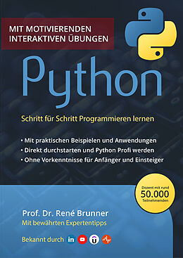 Kartonierter Einband Python von Prof. Dr. René Brunner