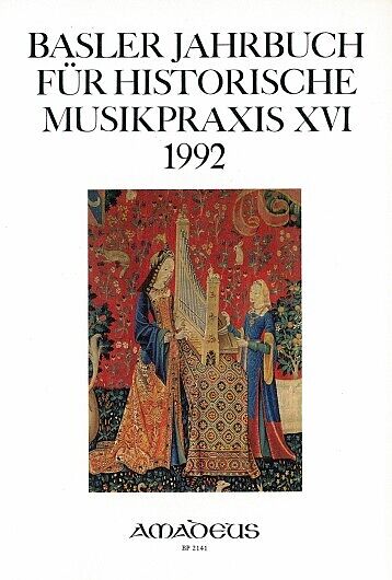 Basler Jahrbuch für Historische Musikpraxis / Modus und Tonalität