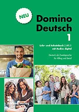 Set mit div. Artikeln (Set) Domino Deutsch 1 NEU  Lehr- und Arbeitsbuch mit Audios digital A.1.1 von Susanne Büchler